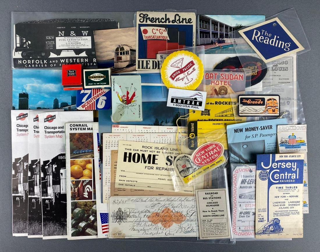 Group of Assorted Railroad Items (1 of 3)