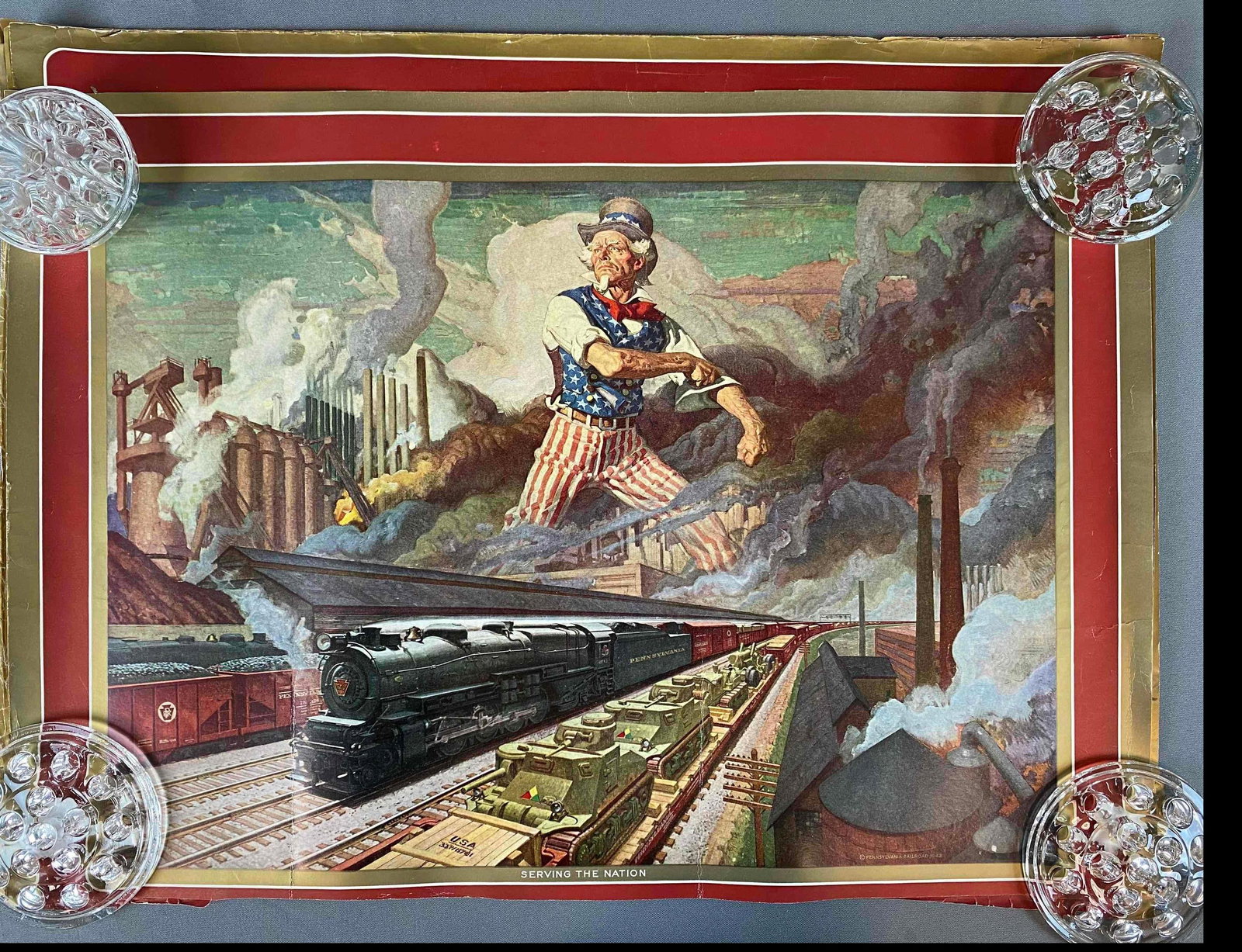Group Of 5 Pennsylvania Railroad Prints (1 of 3)