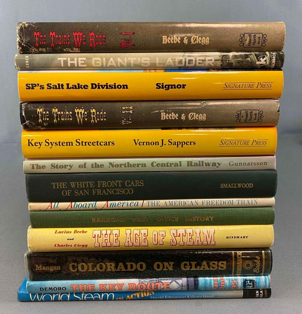 Group Of 13 Train Books (1 of 3)