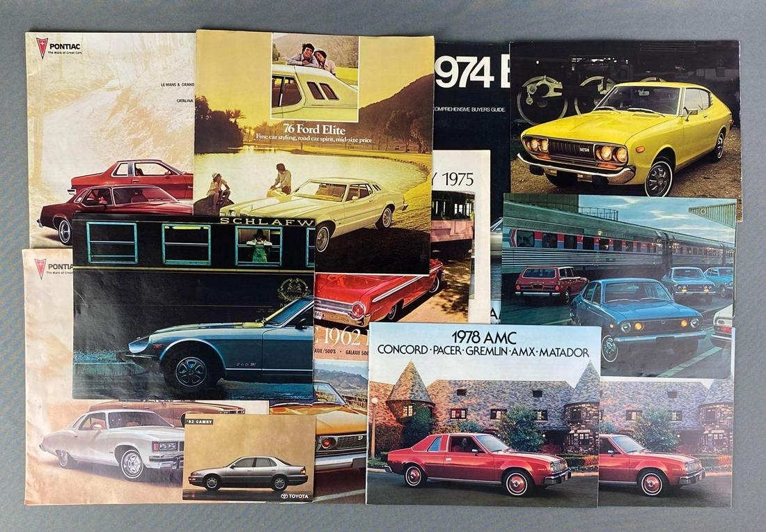 Group of 10+ Assorted Car Promotion Ephemera (1 of 3)