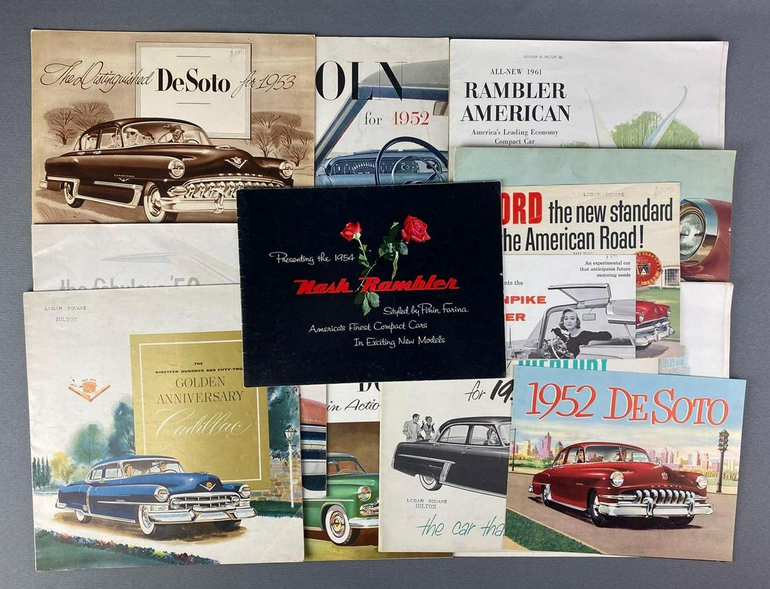 Group of 10+ Assorted Car Promotion Ephemera (1 of 3)