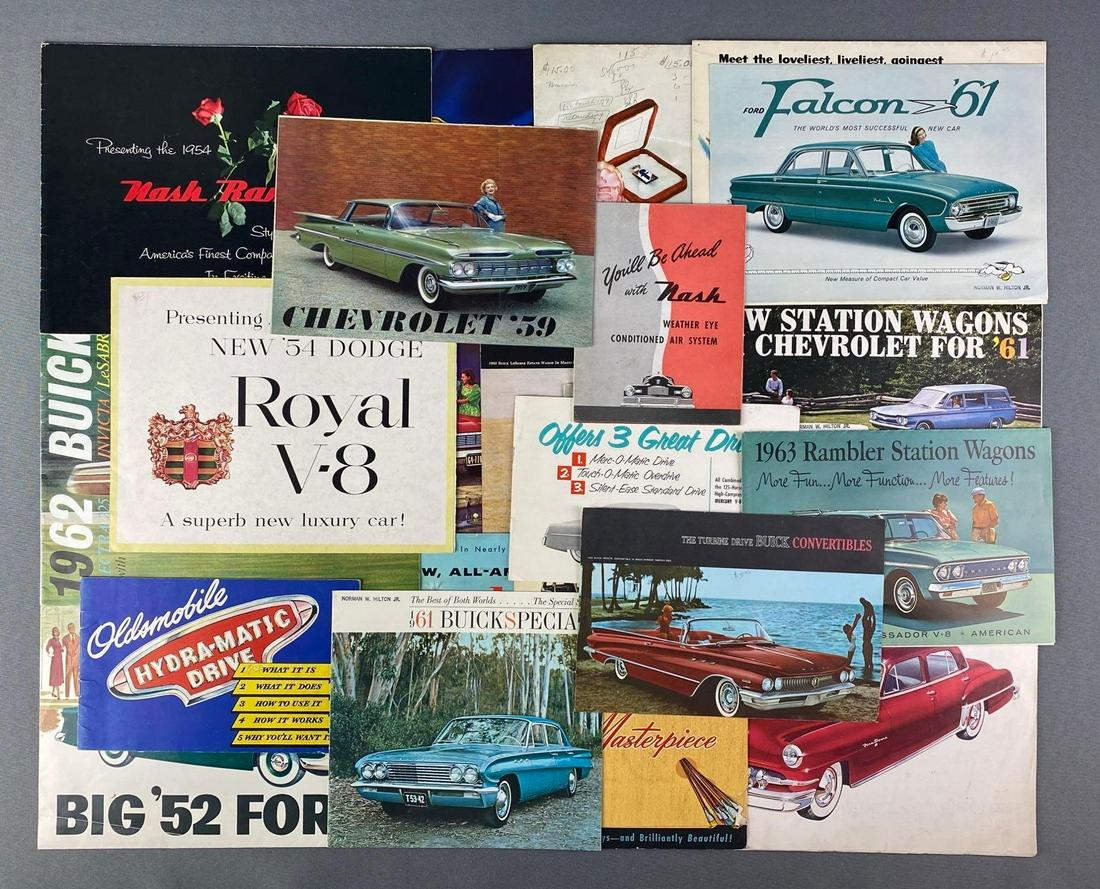Group of 10+ Assorted Car Promotion Ephemera (1 of 3)