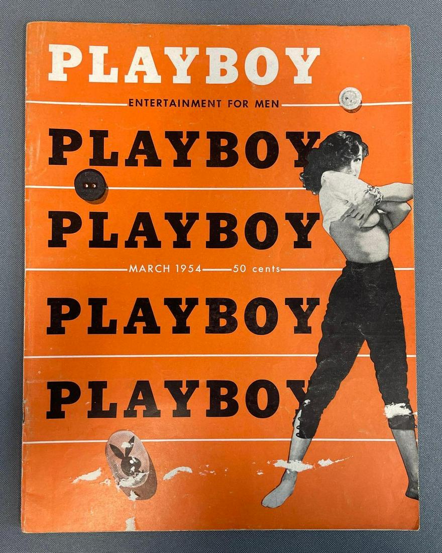 Playboy Magazine March 1954: bagged and boarded