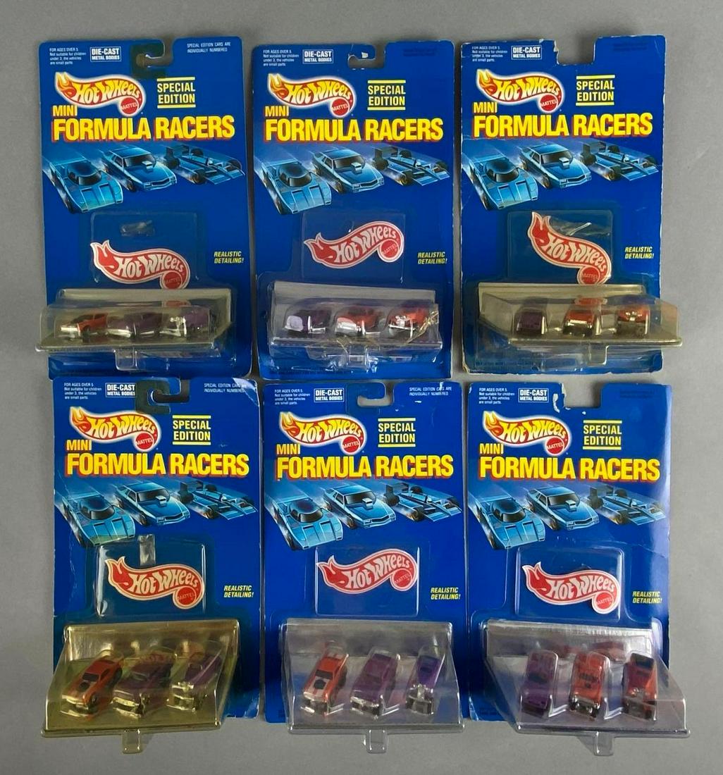 Group of 6 Hot Wheels Mini Formula Racers Packs (1 of 4)