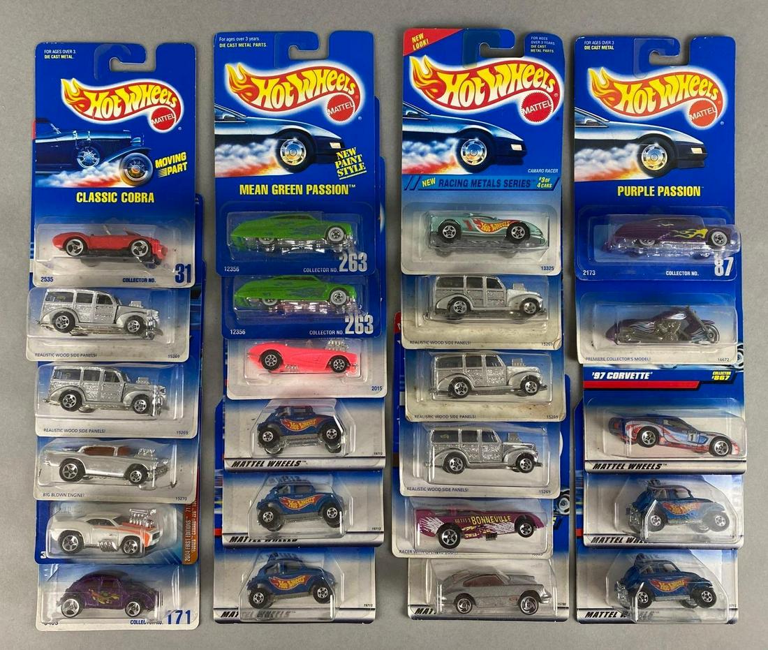 Group of 20+ Assorted Hot Wheels Die-Cast Vehicles (1 of 3)
