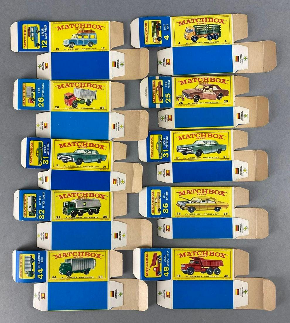 Group of 10 Matchbox E Type Boxes (1 of 2)