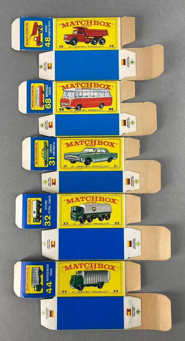 Group of 5 Matchbox E Type Boxes (1 of 2)