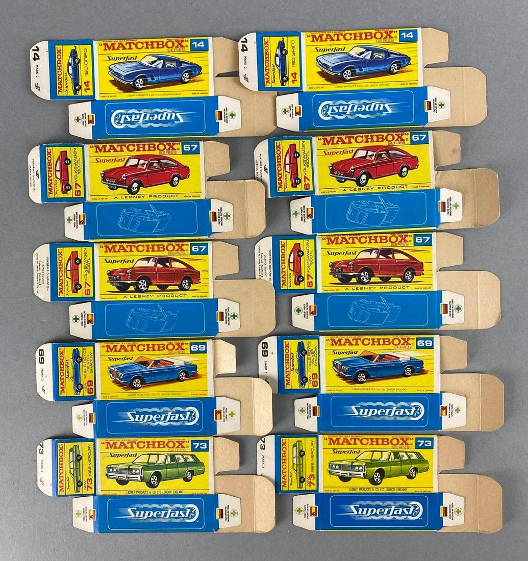 Group of 10 Matchbox F Type Boxes (1 of 2)