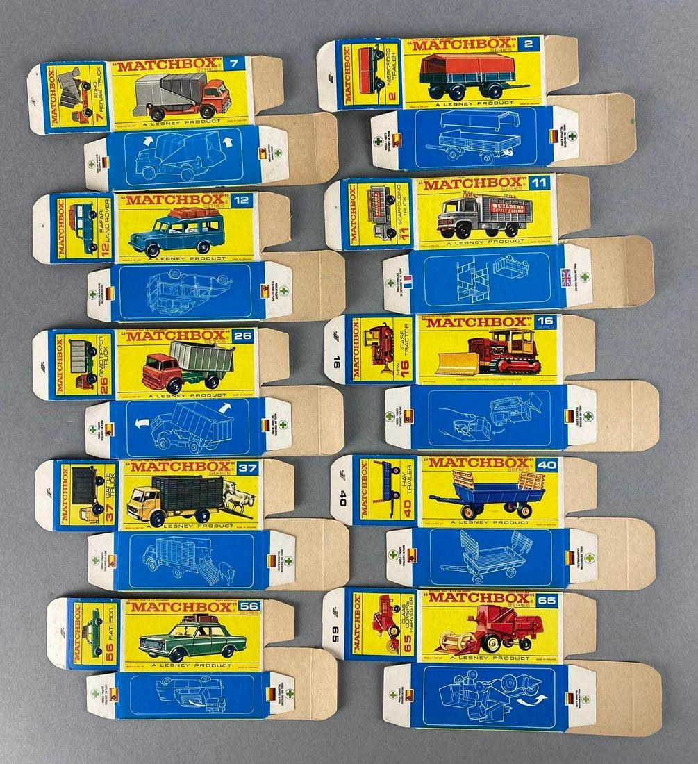 Group of 10 Matchbox F Type Boxes (1 of 2)