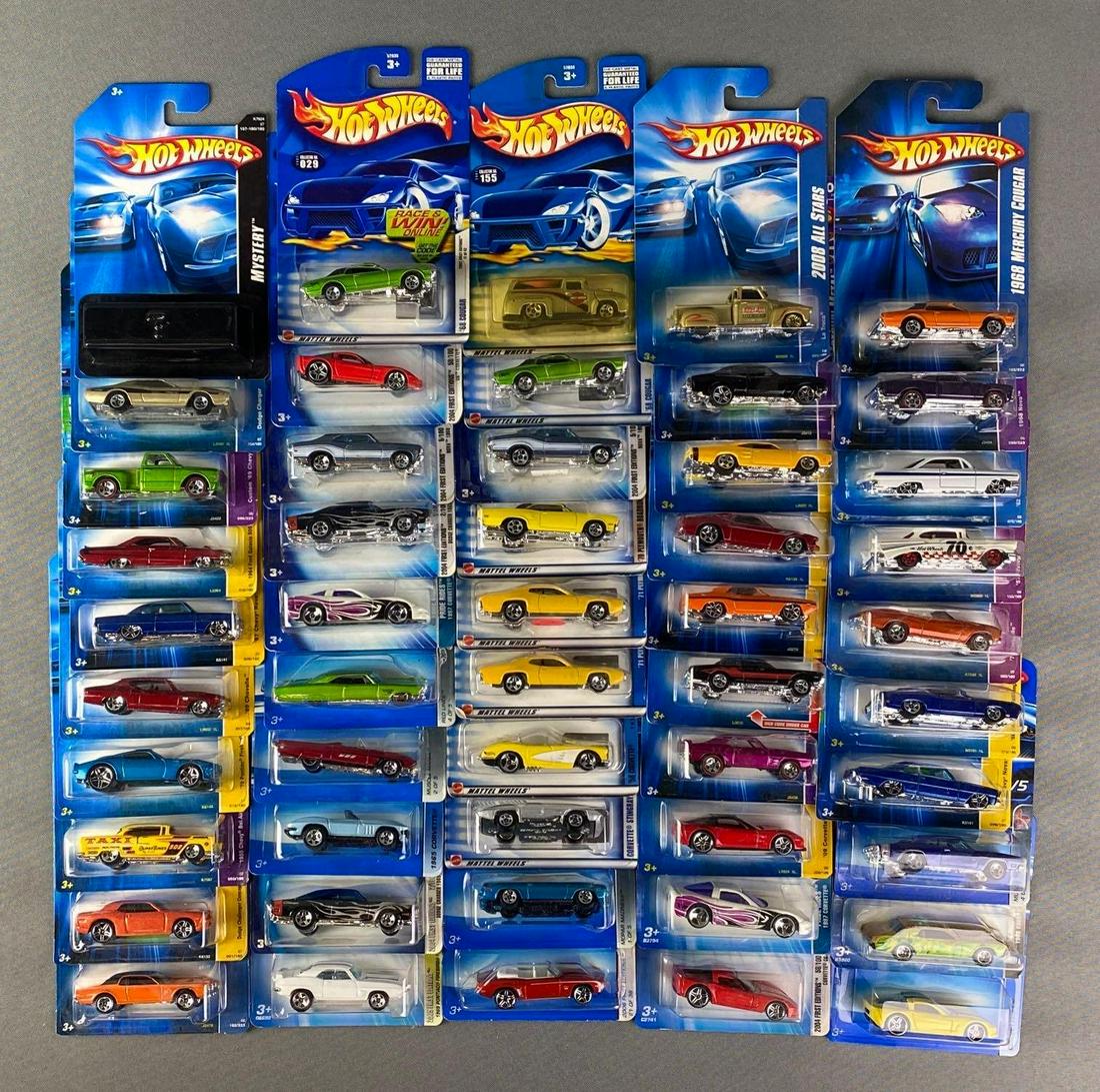 Group of 50+ Assorted Hot Wheel Die-Cast Vehicles (1 of 6)