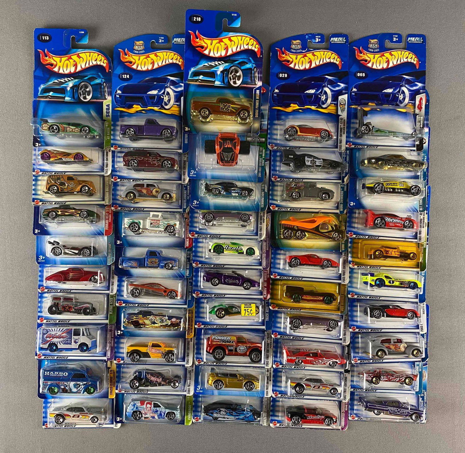 Group of 50 Assorted Hot Wheels Die-Cast Vehicles (1 of 3)