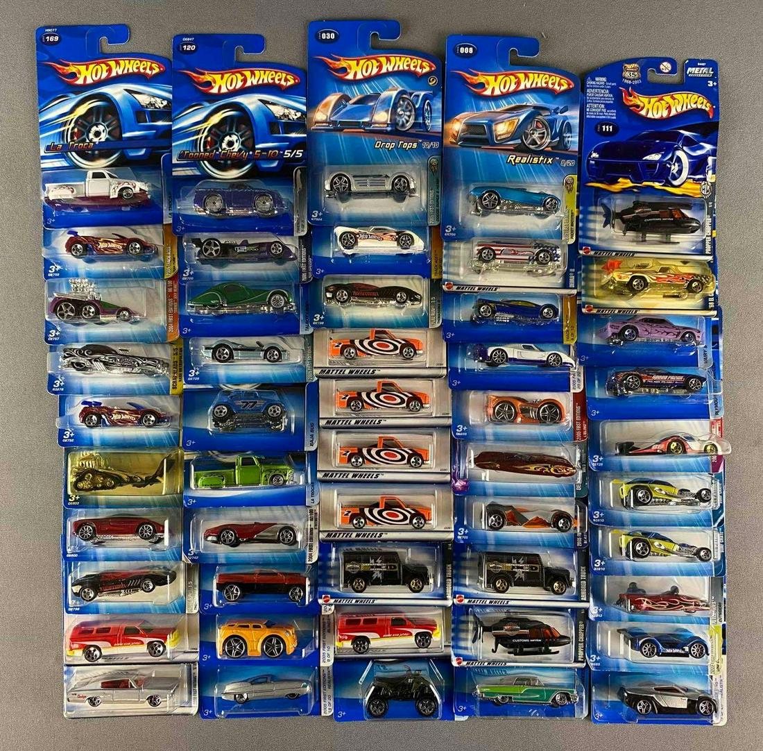 Group of 50 Assorted Hot Wheels Die-Cast Vehicles (1 of 3)