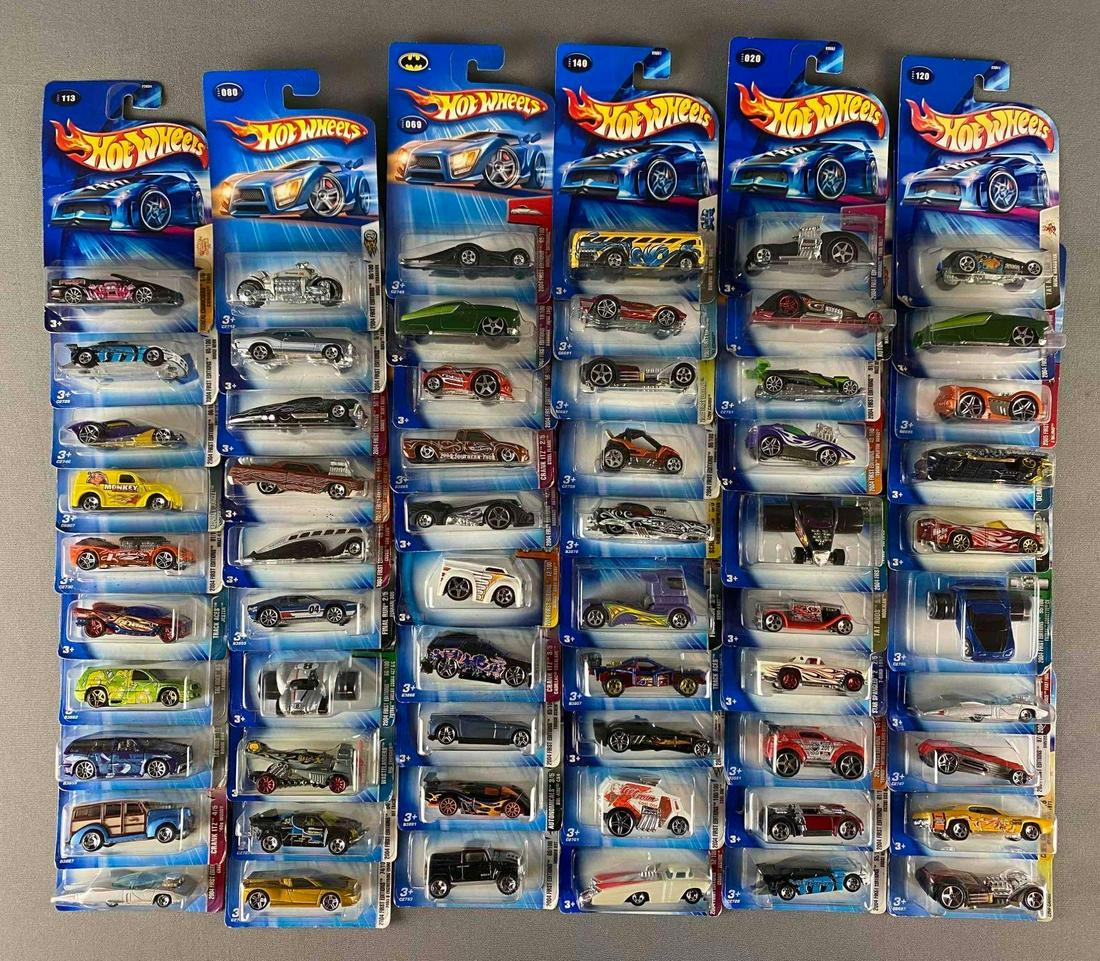 Group of 60 Assorted Hot Wheels Die-Cast Vehicles (1 of 3)