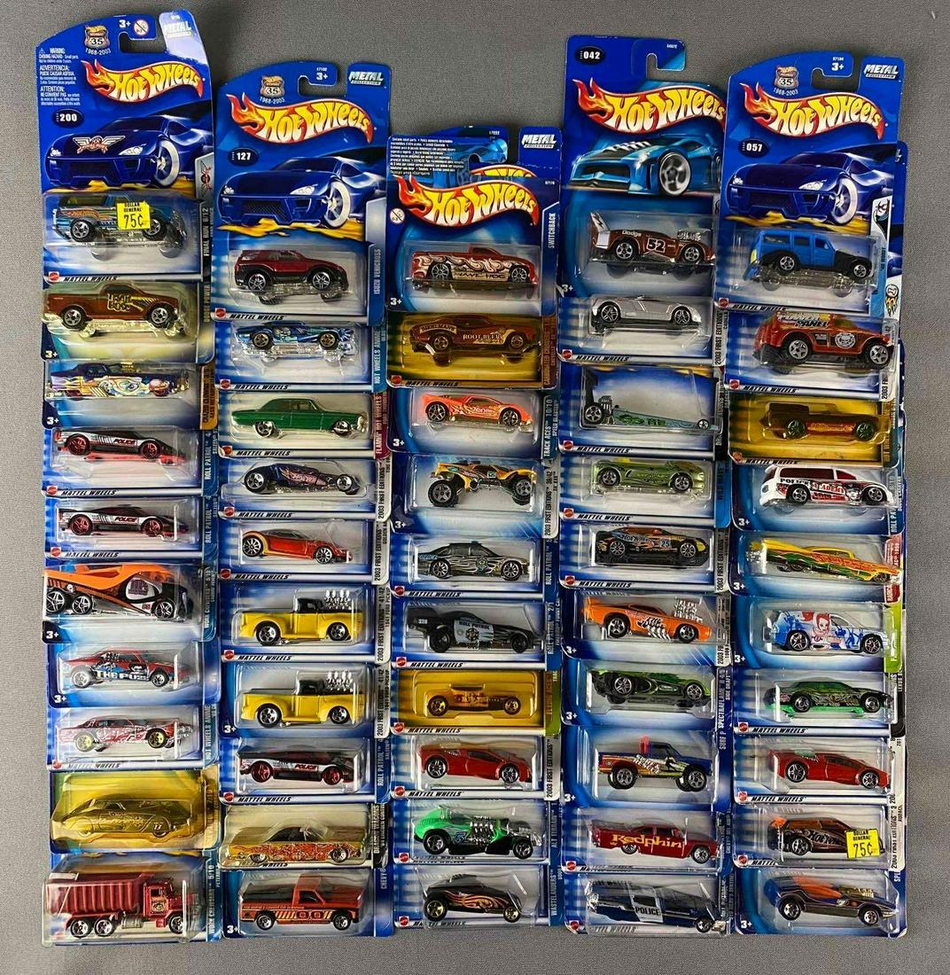 Group of 50 Assorted Hot Wheels Die-Cast Vehicles (1 of 3)