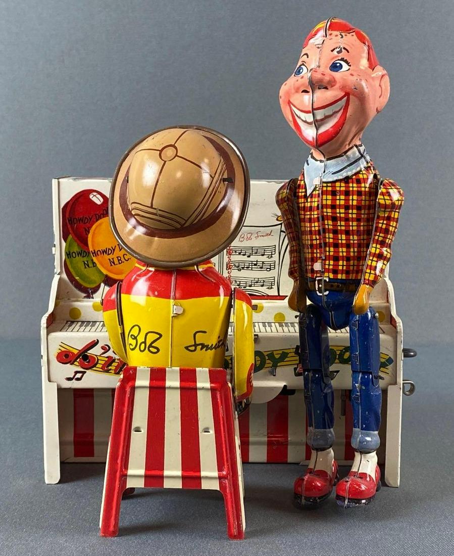 Howdy Doody Bob Smith Tin Litho Piano Wind-Up Toy (1 of 8)