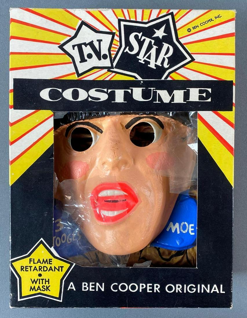 Vintage TV Star The Three Stooges Moe Masquerade Costume (1 of 6)