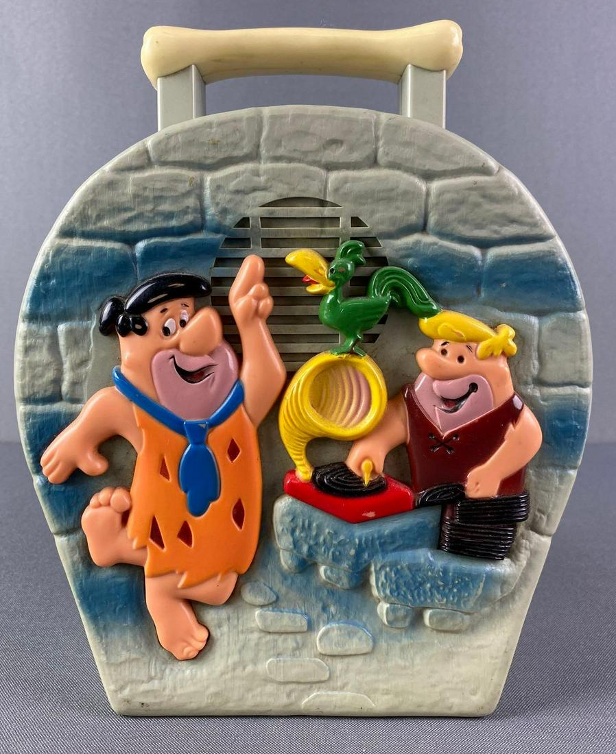 Vintage Hanna Barbera Flintstones Vinyl Record Player (1 of 6)