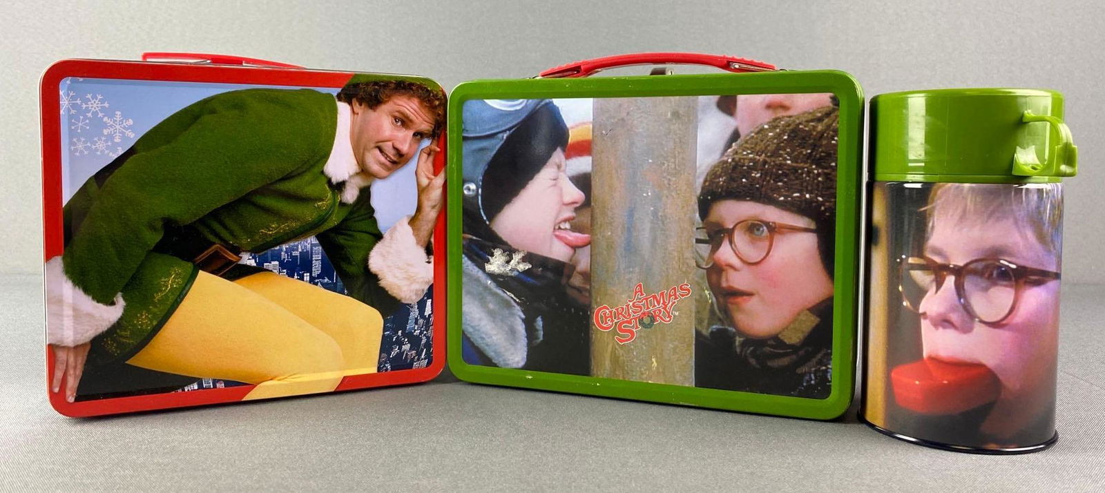 Group of 3 Christmas Tin Lunchboxes (1 of 6)
