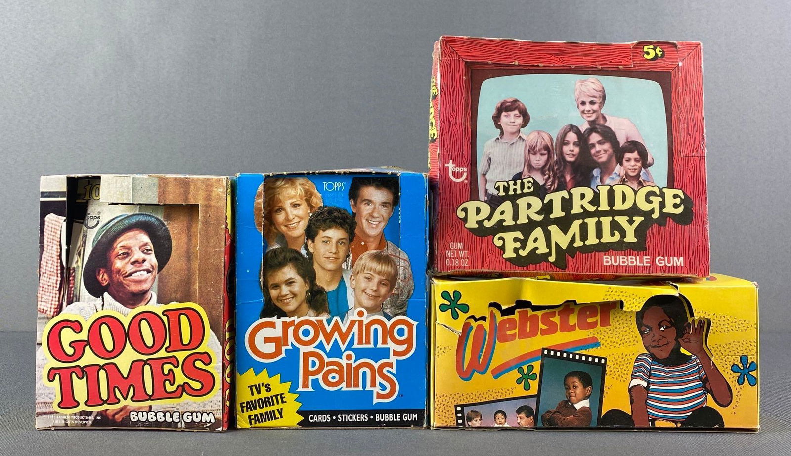 Group of 4 Trading Card Bubble Gum Boxes (1 of 3)