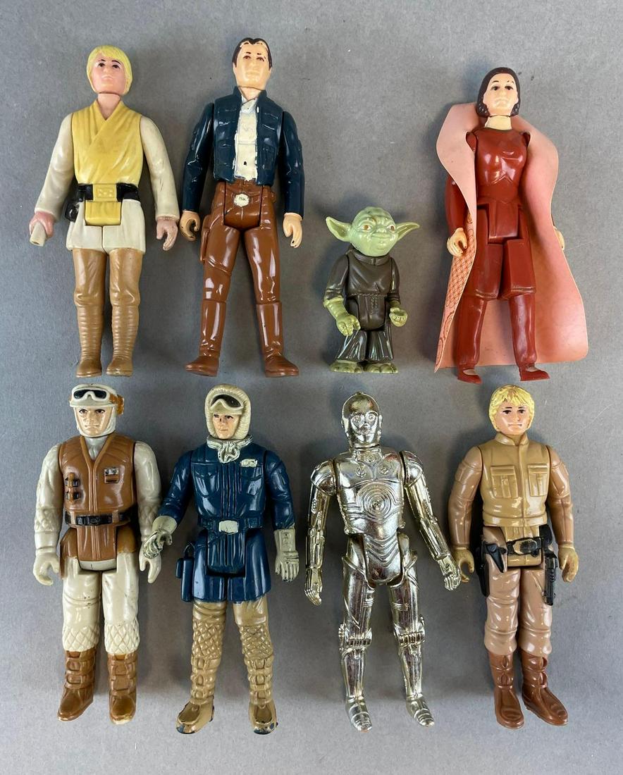 Group Of 8 Vintage Star Wars Action Figures (1 of 2)