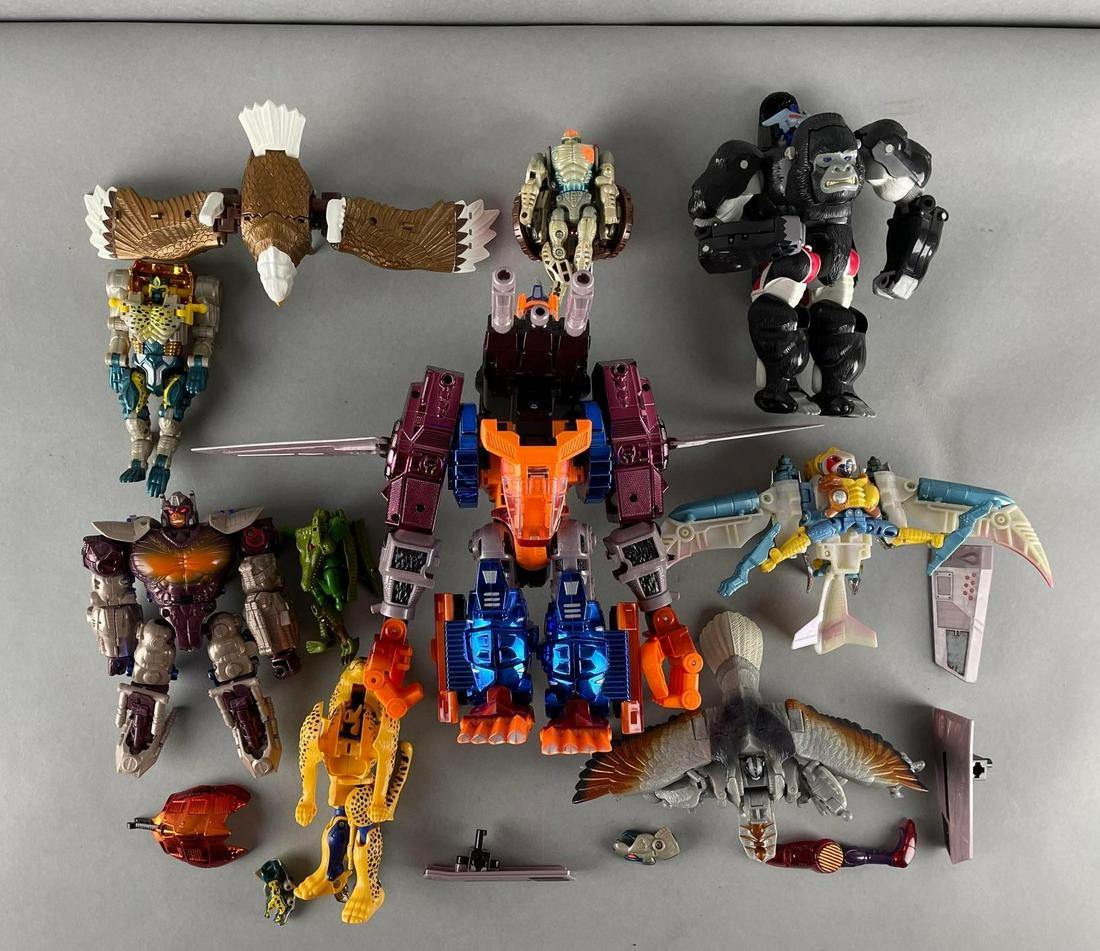 Large Group Of Transformers Primal Beast Wars Figures (1 of 3)