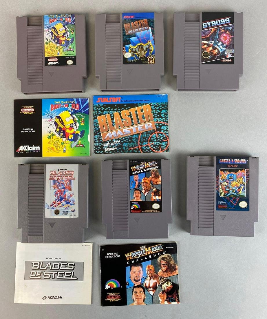 Group of 6 Nintendo NES Game Cartridges (1 of 3)