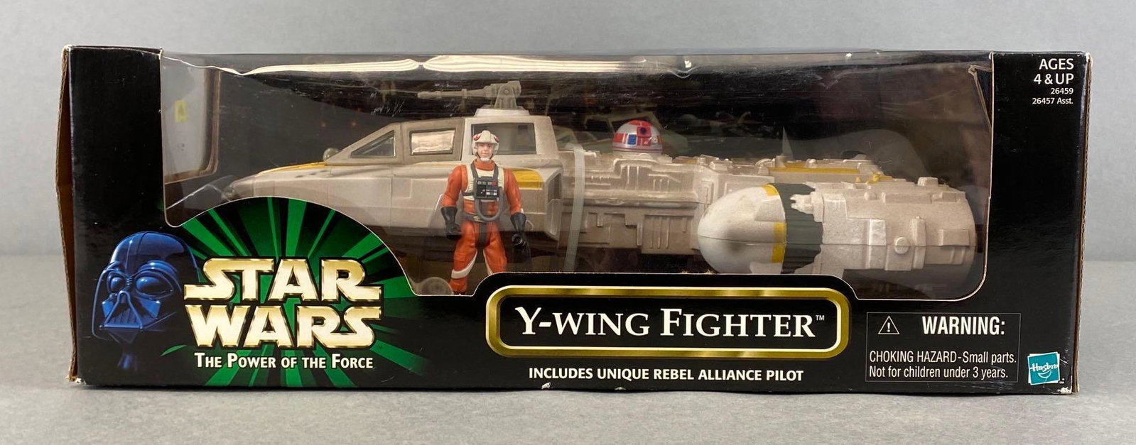 Hasbro Star Wars Power of the Force Y-Wing Fighter: 1999. In original box. Box measures 5 1/2 x 16 x 10in.