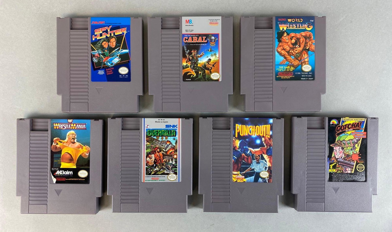 Group of 7 Nintendo NES Game Cartridges (1 of 3)