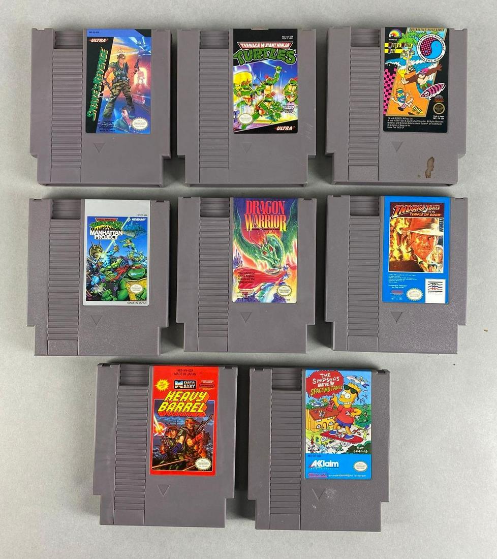 Group of 8 Nintendo NES Game Cartridges (1 of 3)