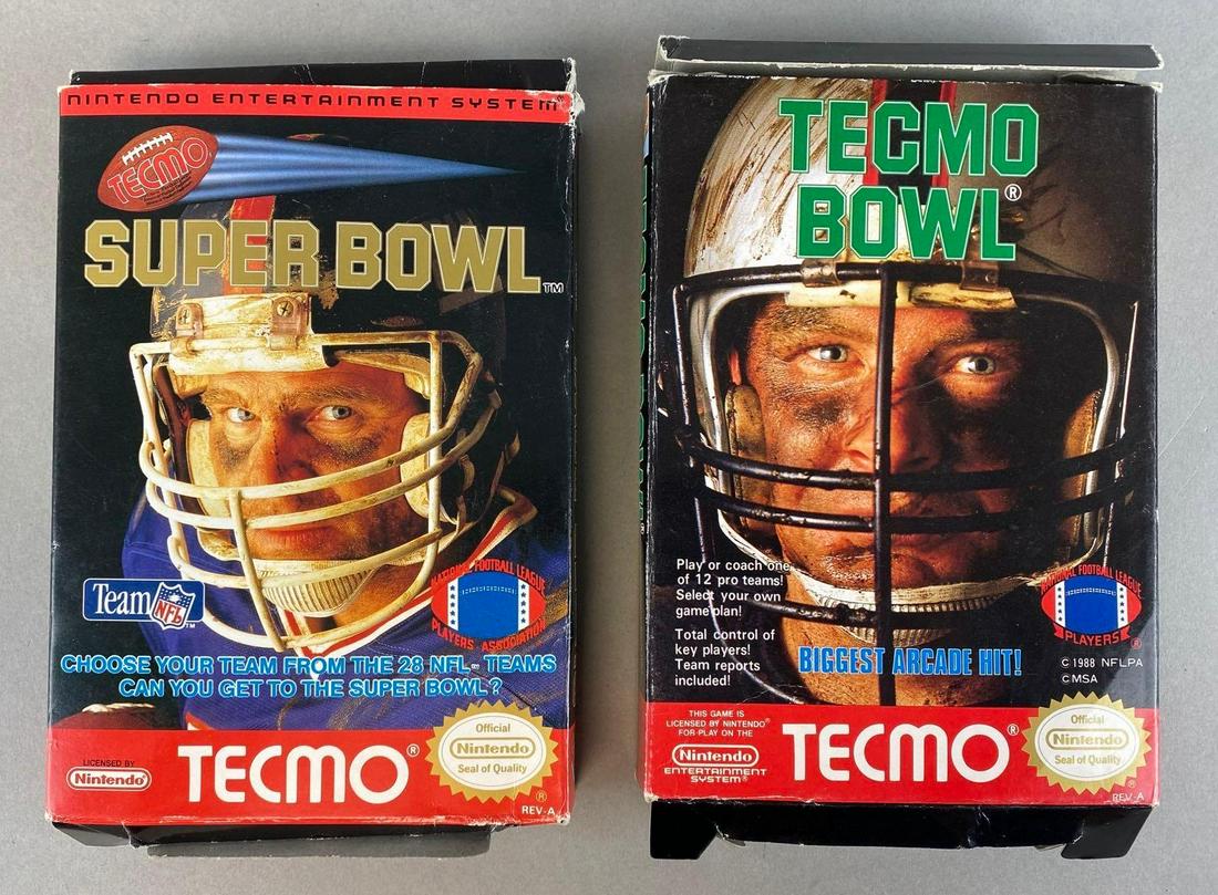 Group of 2 Nintendo NES Football Game Cartridges (1 of 5)