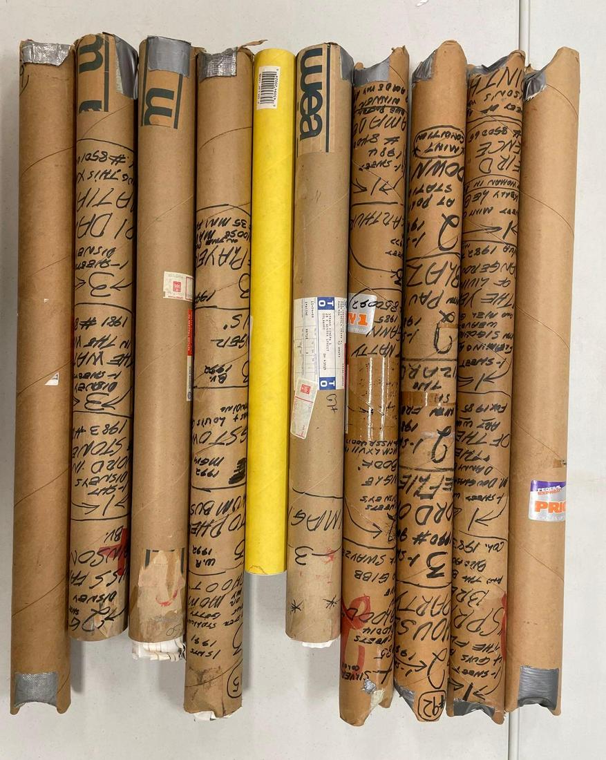 Group Of 10 Tubes Of Movie Posters (1 of 3)