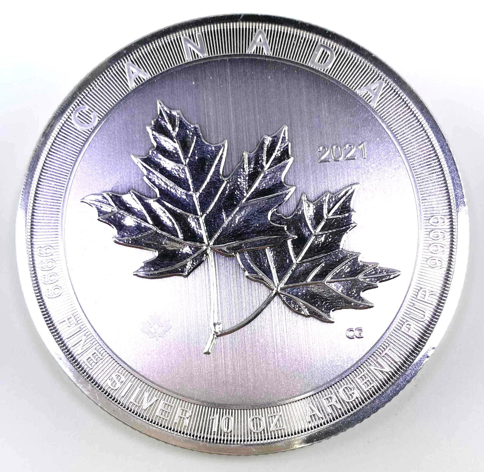 2021 $50 Canada 10 oz .9999 Silver Maple Leaf - Magnificent Maples (1 of 2)