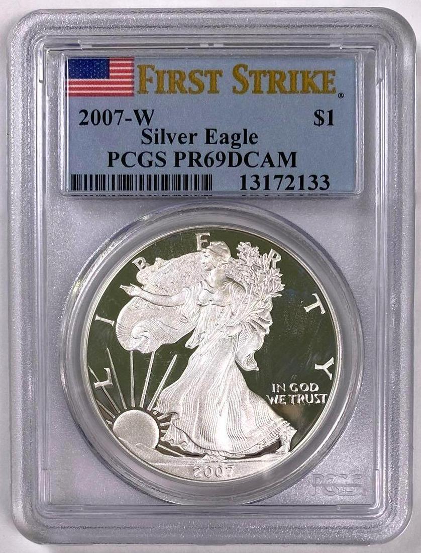 2007 W American Silver Eagle (PCGS) PR69DCAM (1 of 2)