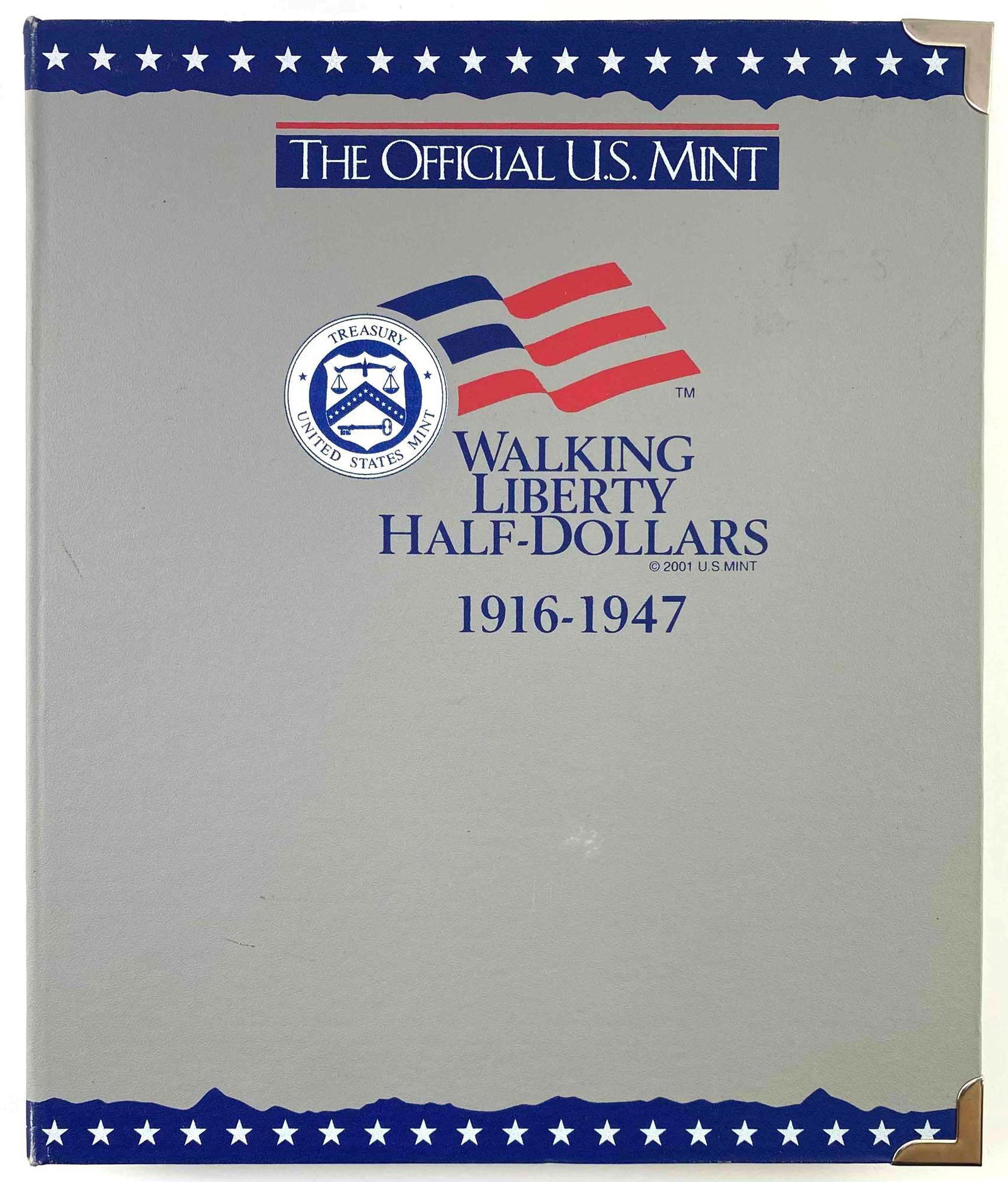 Group of (5) Walking Liberty Half Dollars in US Mint Album (1 of 4)