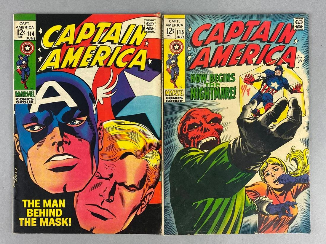 Group of 2 Marvel Comics Captain America (1 of 10)