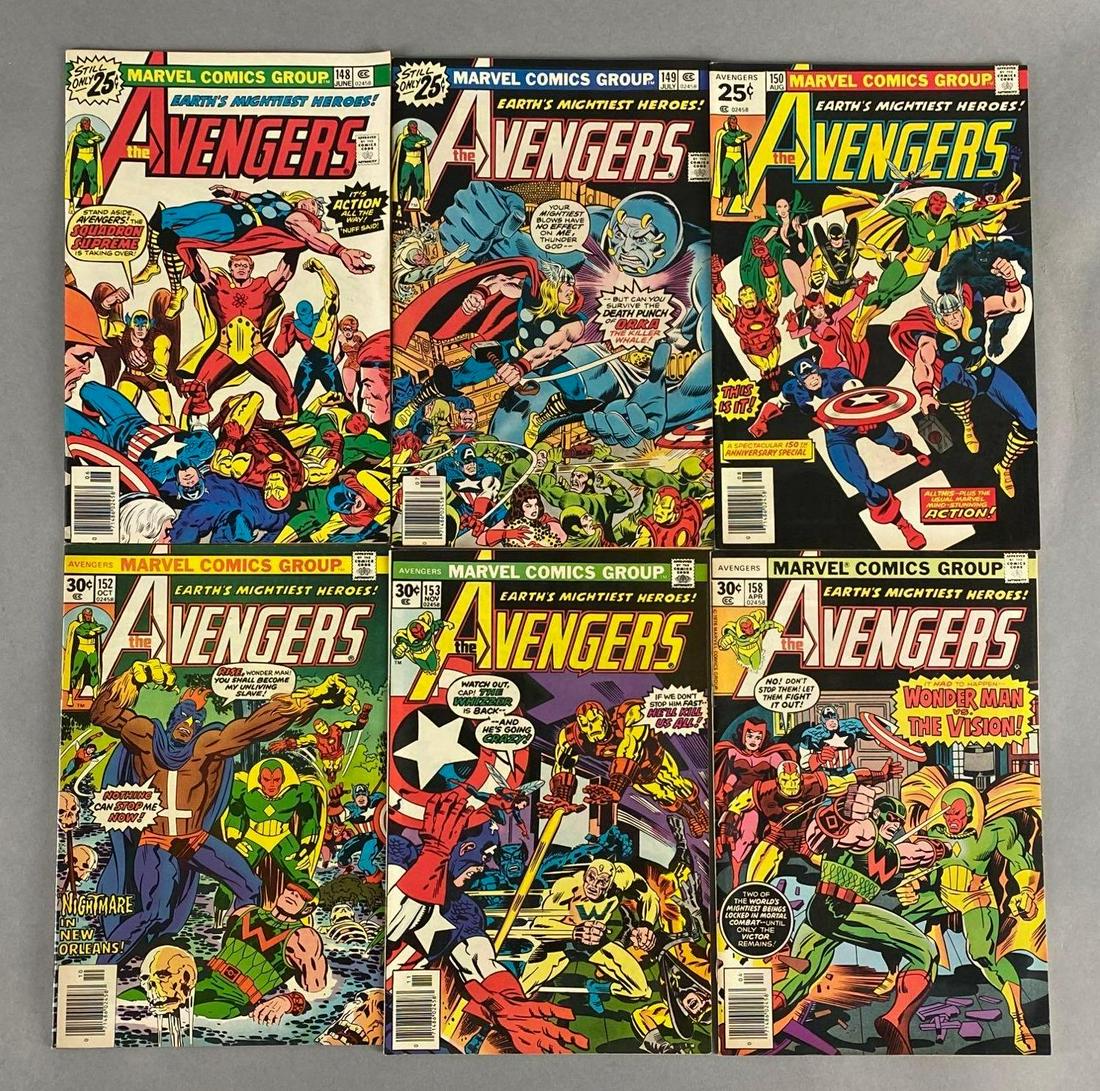 Group of 6 Marvel The Avengers Comic Books (1 of 3)