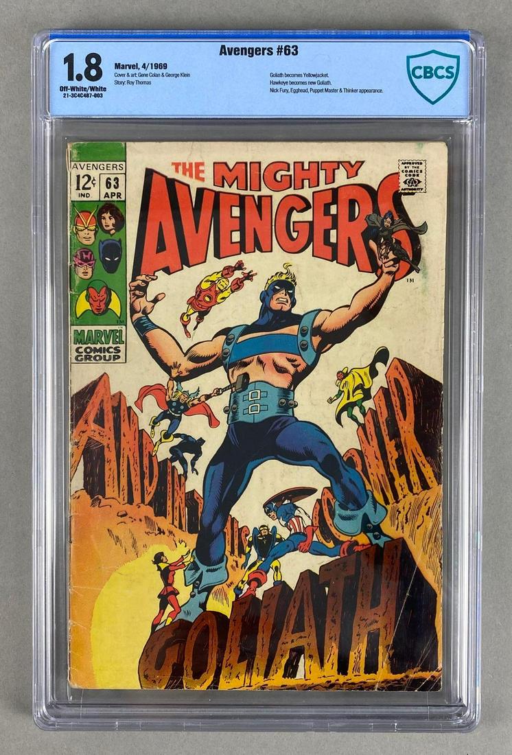 CBCS Graded Marvel Comics The Avengers No. 63 (1 of 2)