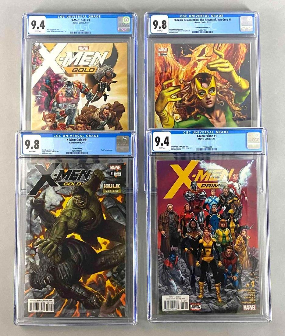 Group of 4 CGC Graded Marvel X-Men Comic Books (1 of 5)