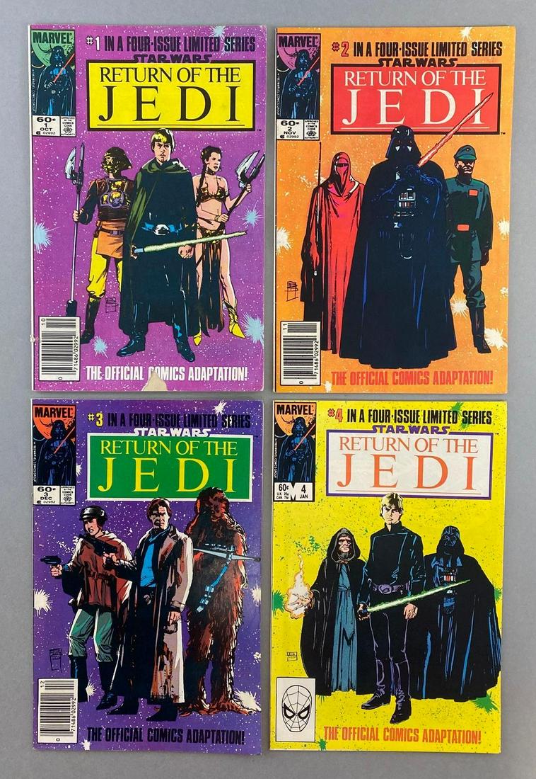 Group of 4 Marvel Star Wars Return of the Jedi Comic Books (1 of 6)