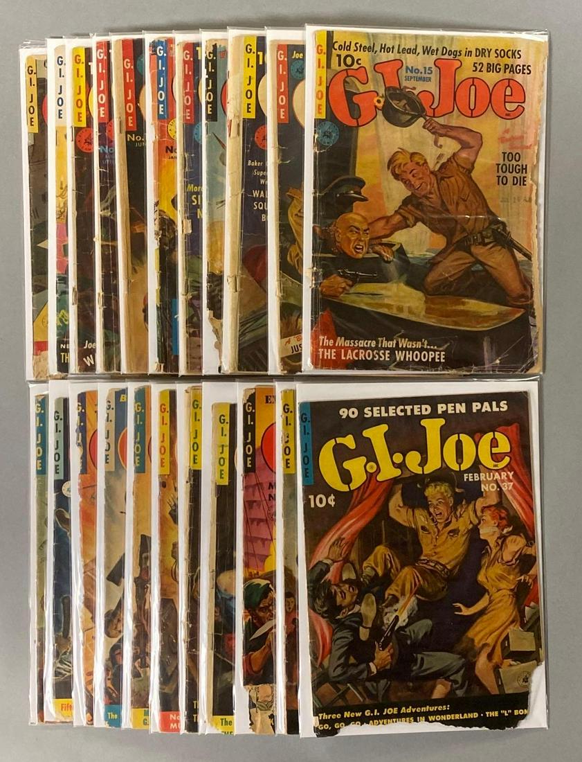 Group of 22 A Ziff Davis G.I. Joe Comic Books (1 of 3)