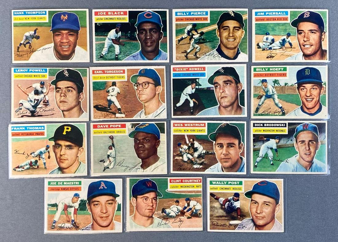 Group of 30 1956 Topps Baseball Cards (1 of 3)