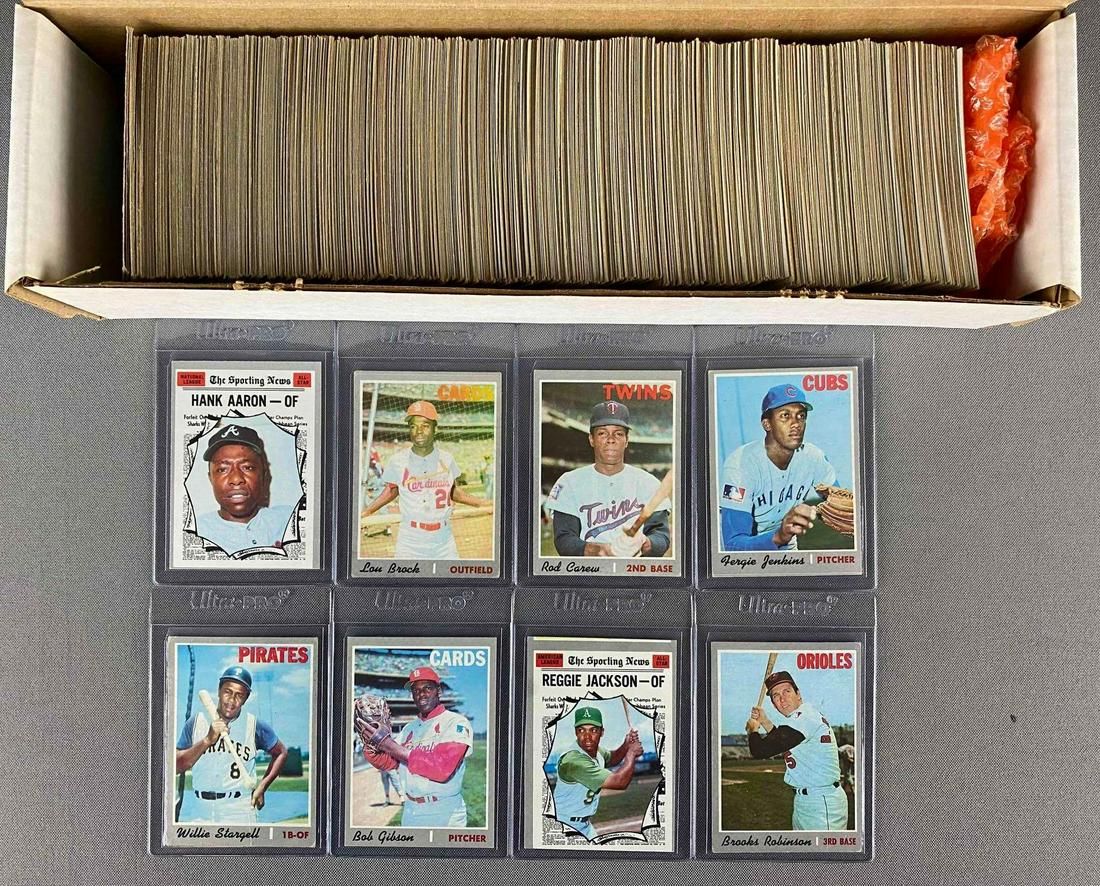 1970 Topps Baseball Partial Set 597/720 (1 of 4)