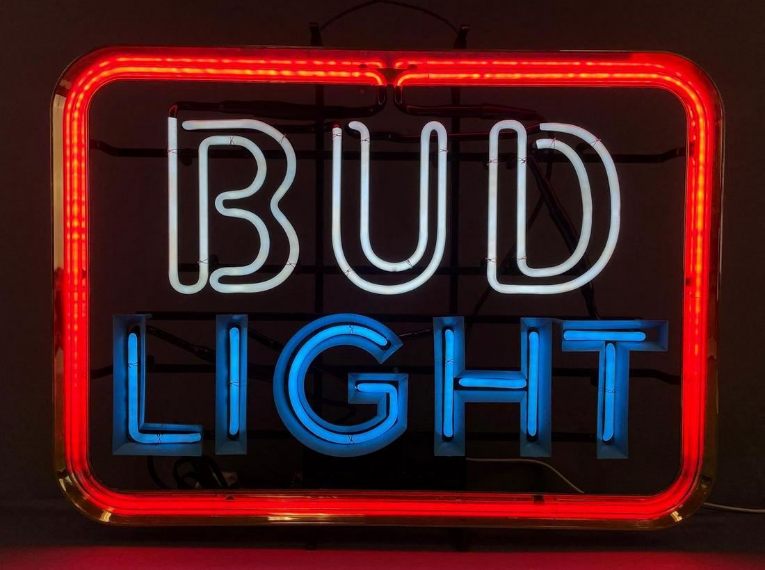 Bud Light Neon Advertising Sign (1 of 3)