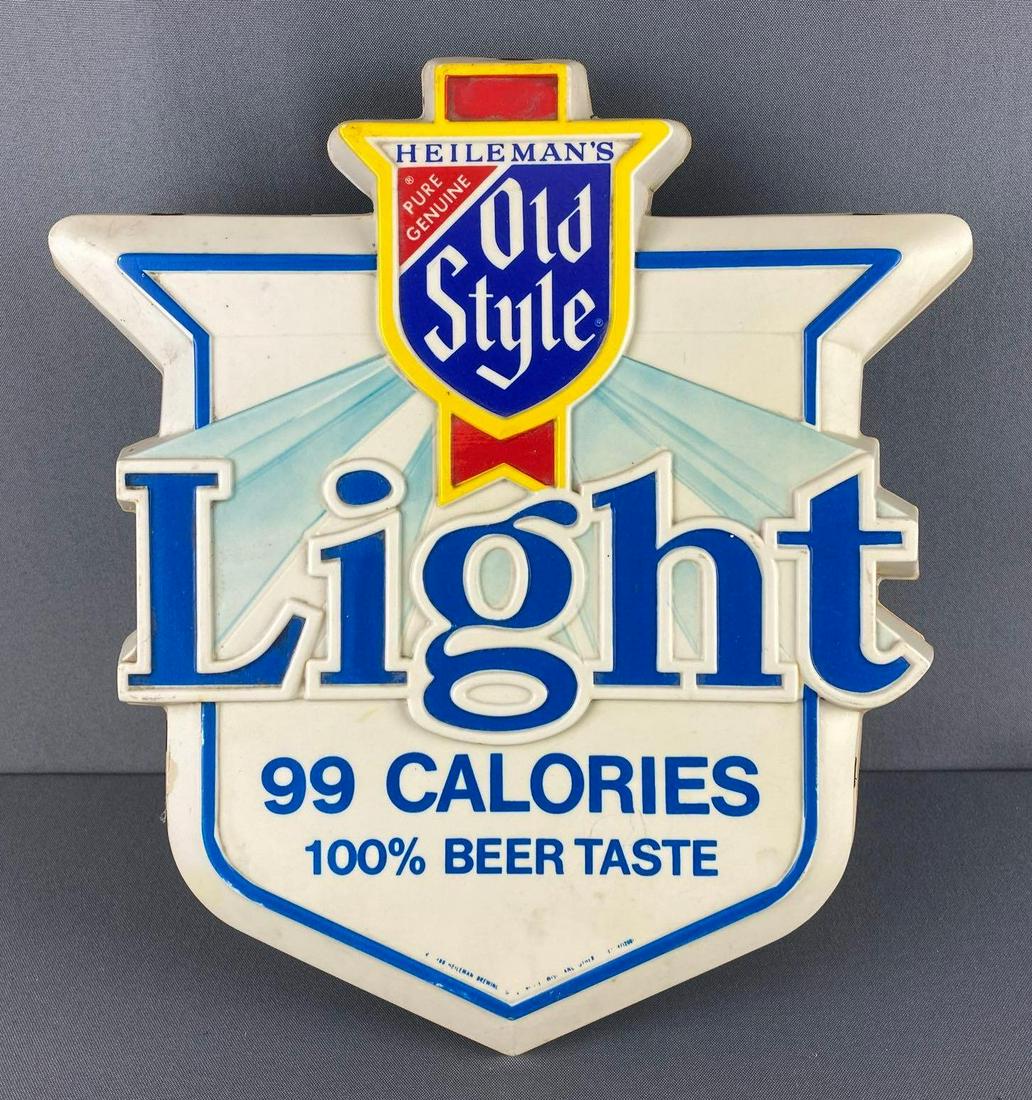 Heilemans Old Style Beer Light Up Advertising Sign (1 of 5)