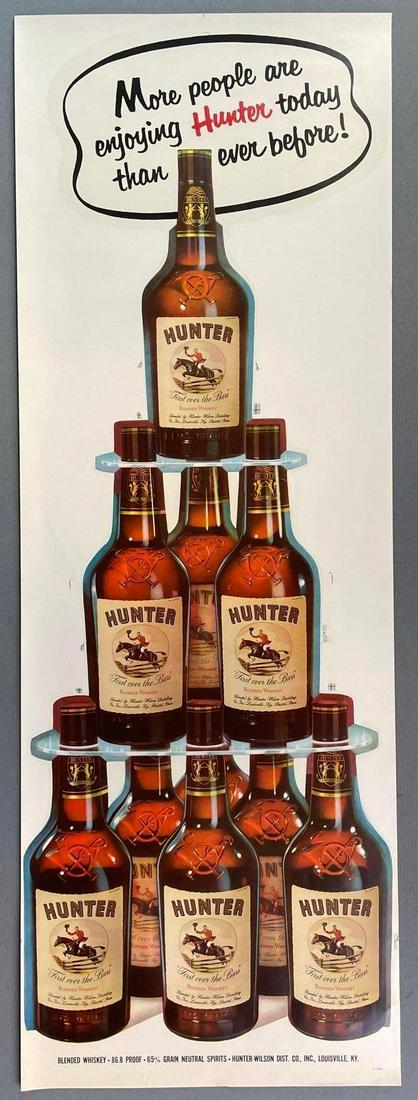 Hunter Whiskey Pyramid Advertising Poster (1 of 2)