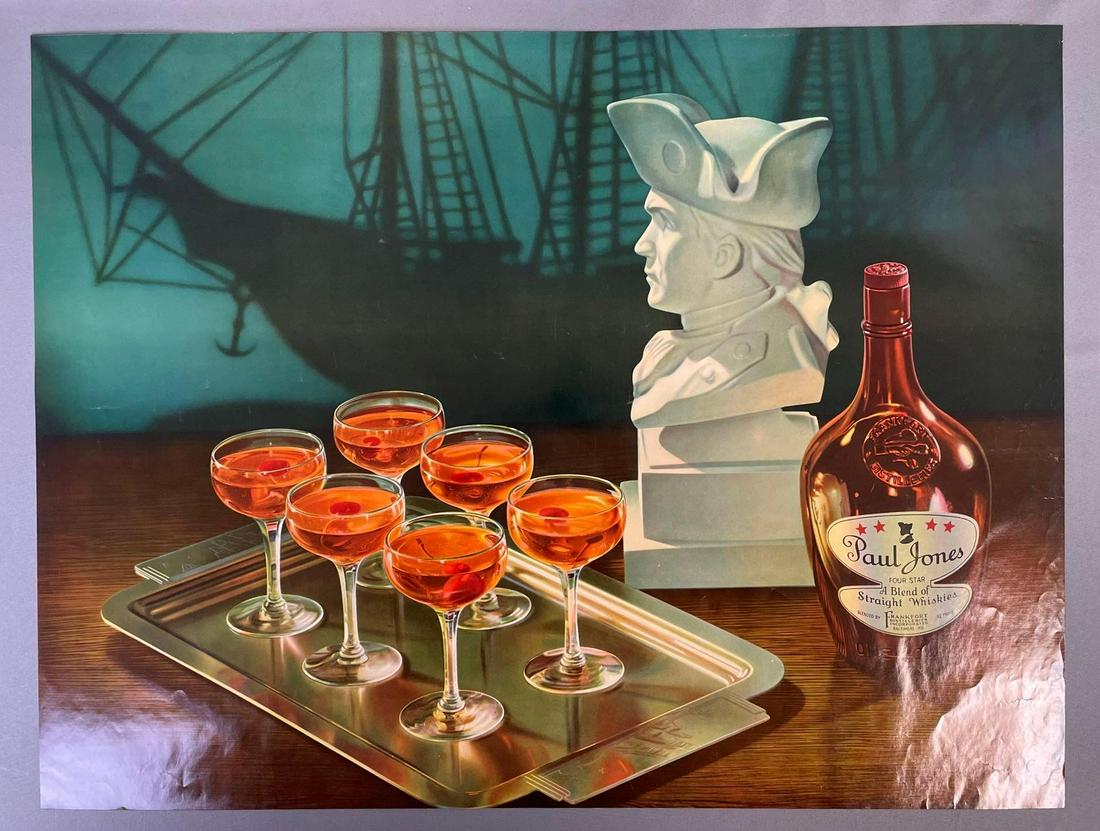 Paul Jones Whiskey Advertising Poster (1 of 2)