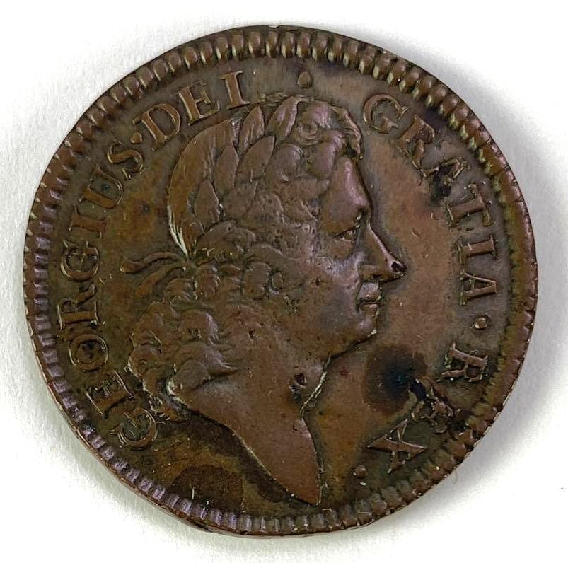 1723 Wood Hibernia Half Penny (1 of 2)