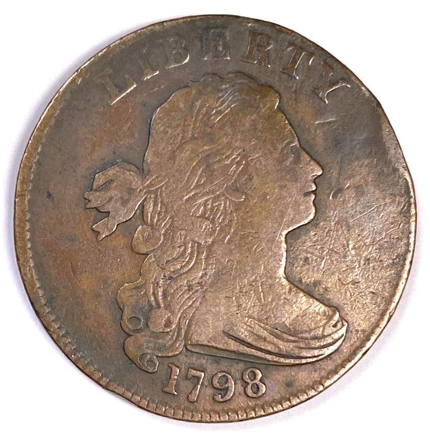 1798 Draped Bust Large Cent (1 of 2)