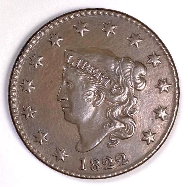 1822 Coronet Head Large Cent (1 of 2)