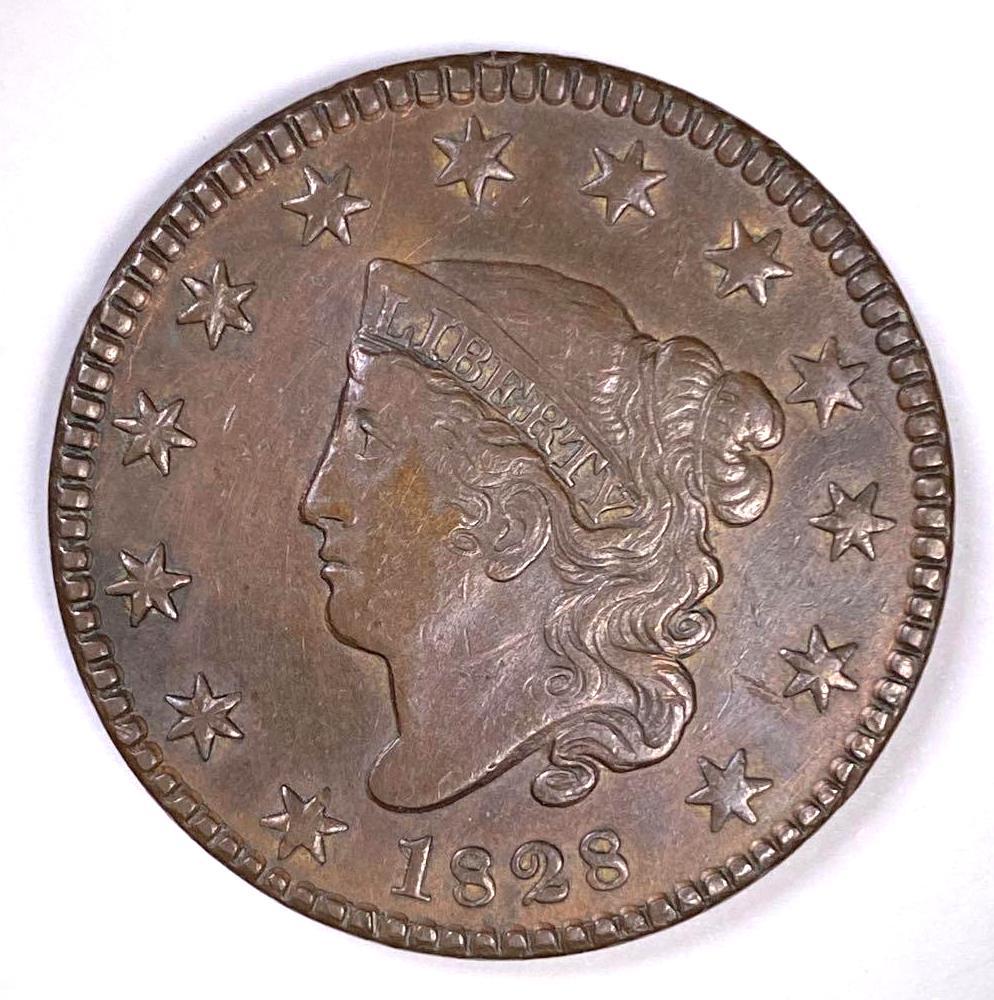 1828 Small Date Coronet Head Large Cent (1 of 2)
